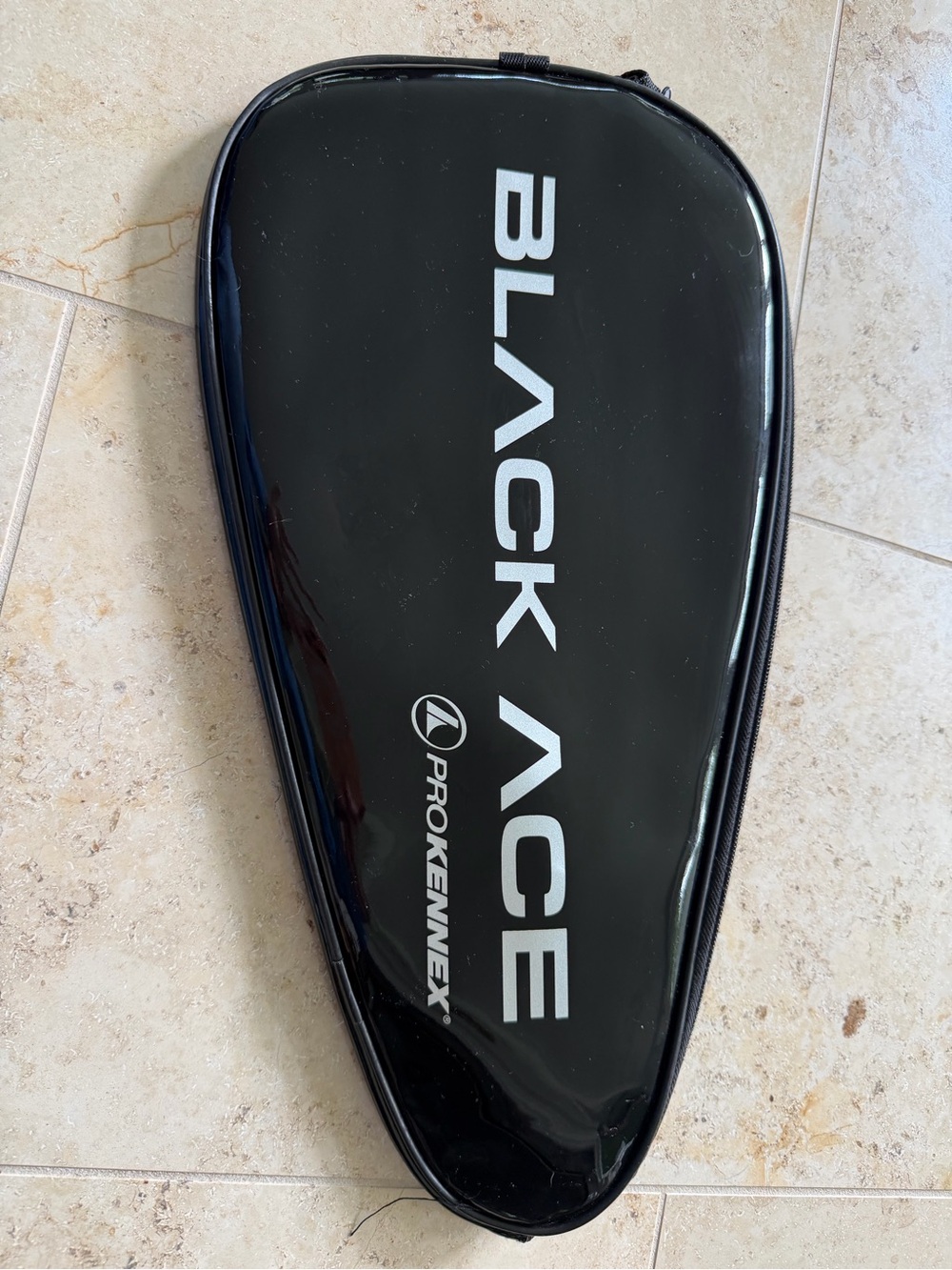 ProKennex black Ace pickleball racket.